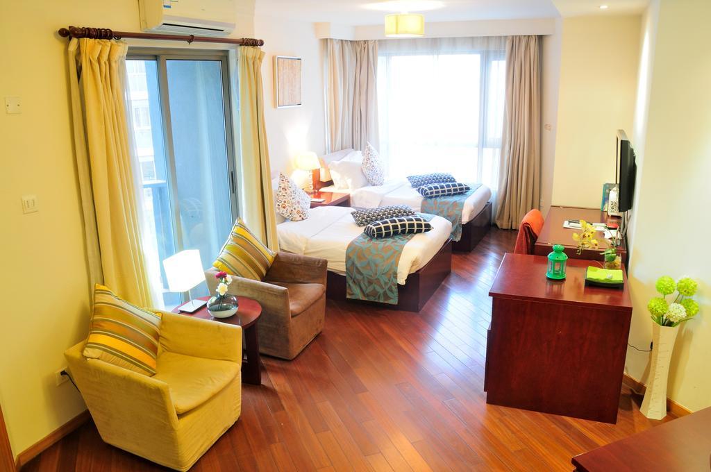 Shanghai Kingland Serviced Apartment Extérieur photo